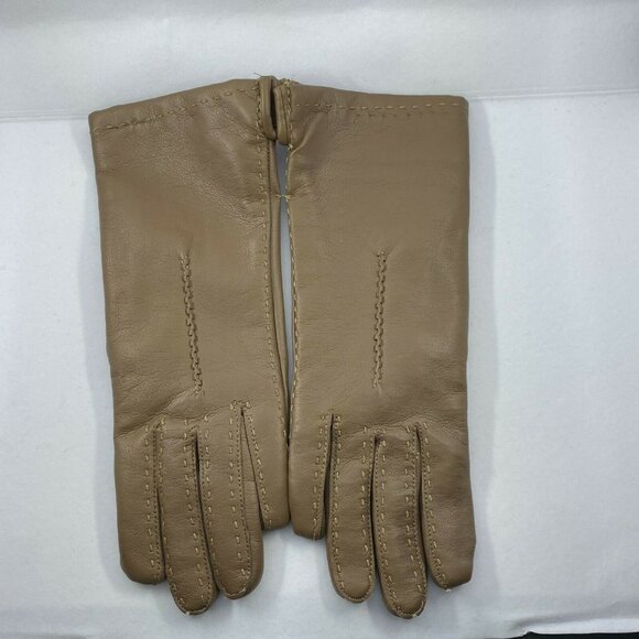NEW Vintage Driving Gloves Womens S / M Brown Mid Century 1960s 1970s - Picture 1 of 6